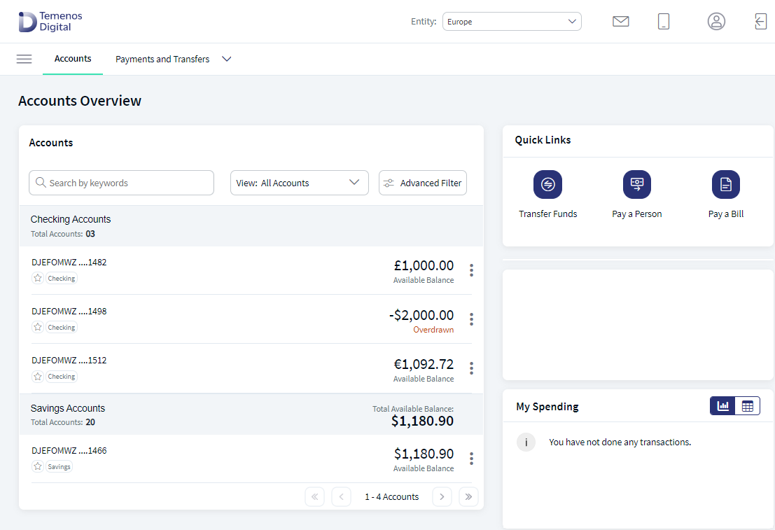 Account with Overdrawn